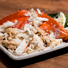 渡り蟹ほぐしました